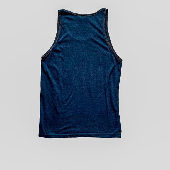 Trendy "U.S. Apparel" Navy Blue Tank Top, Mens, Medium - Picture 2 of 4